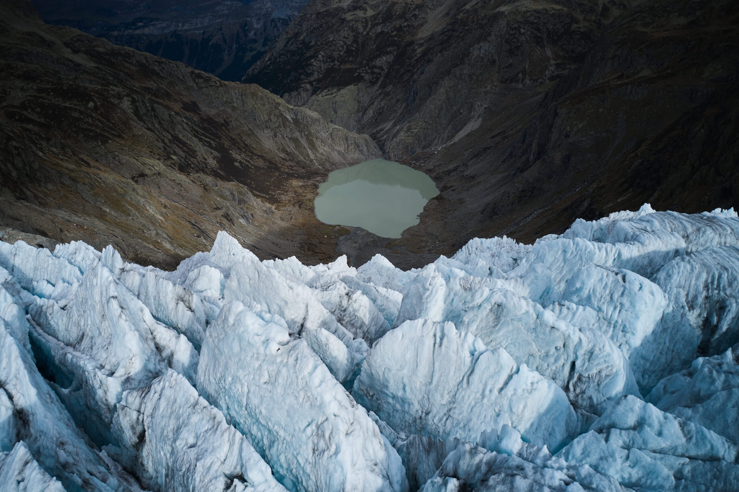 Gletscher mit Schmelzwassersee